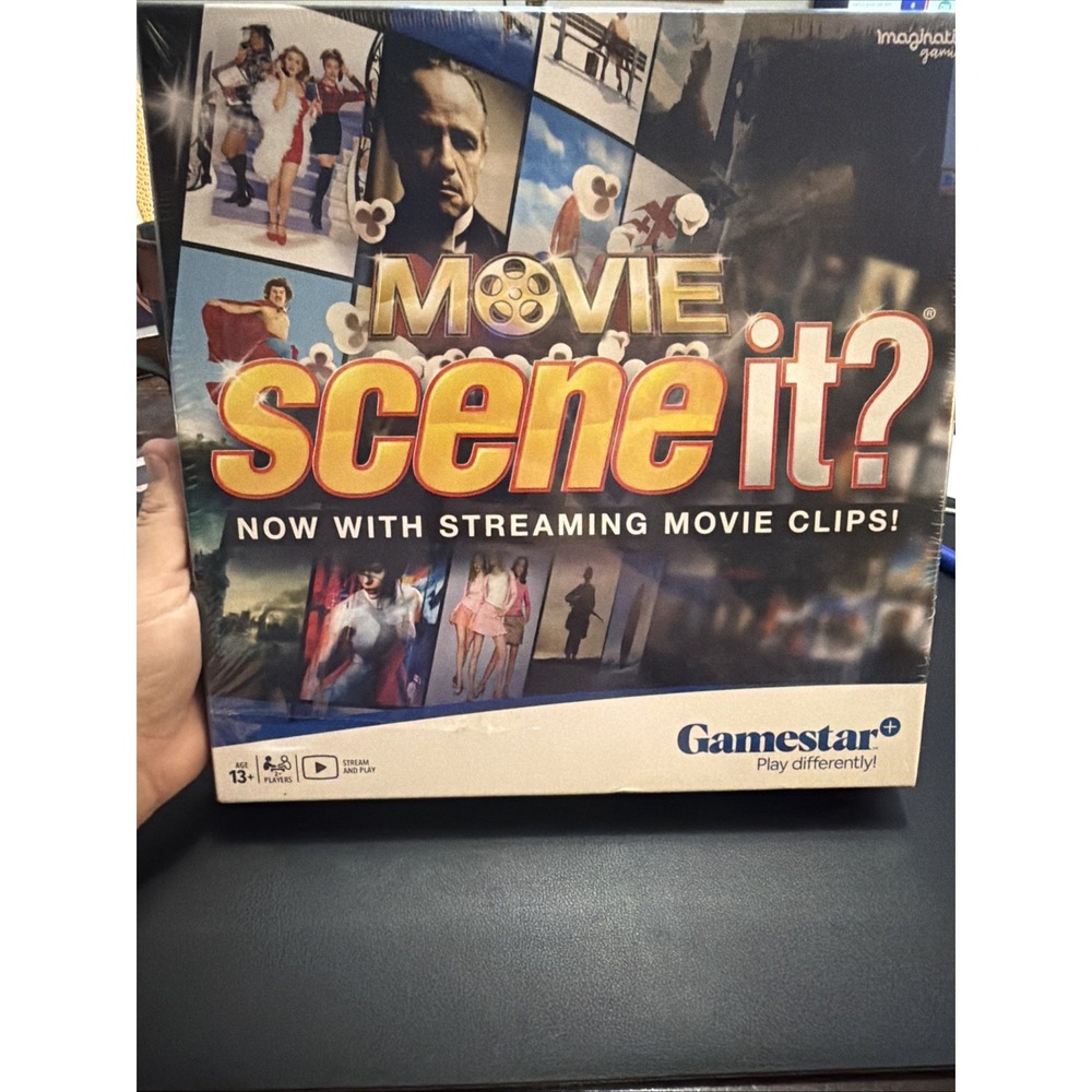Movie Scene it? Board Game w/Streaming Movie Clips-Sealed!